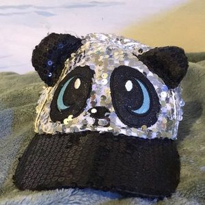 Sparkly Panda Baseball cap